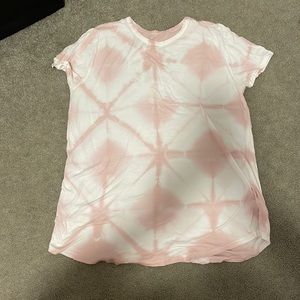 GAP•Womens tee•XL•Pink and white